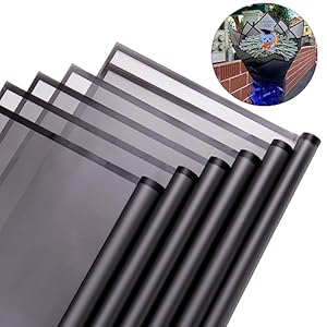 VOWOVOSDAY Geschenkpapier Schwarz 58x58cm 20 Stück