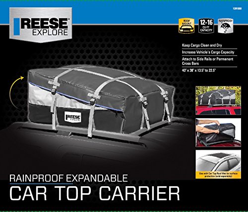 Reese Explore 1391800 Expandable Rainproof Car-Top Carrier (12 - 16 Cubic Feet) #TOP4