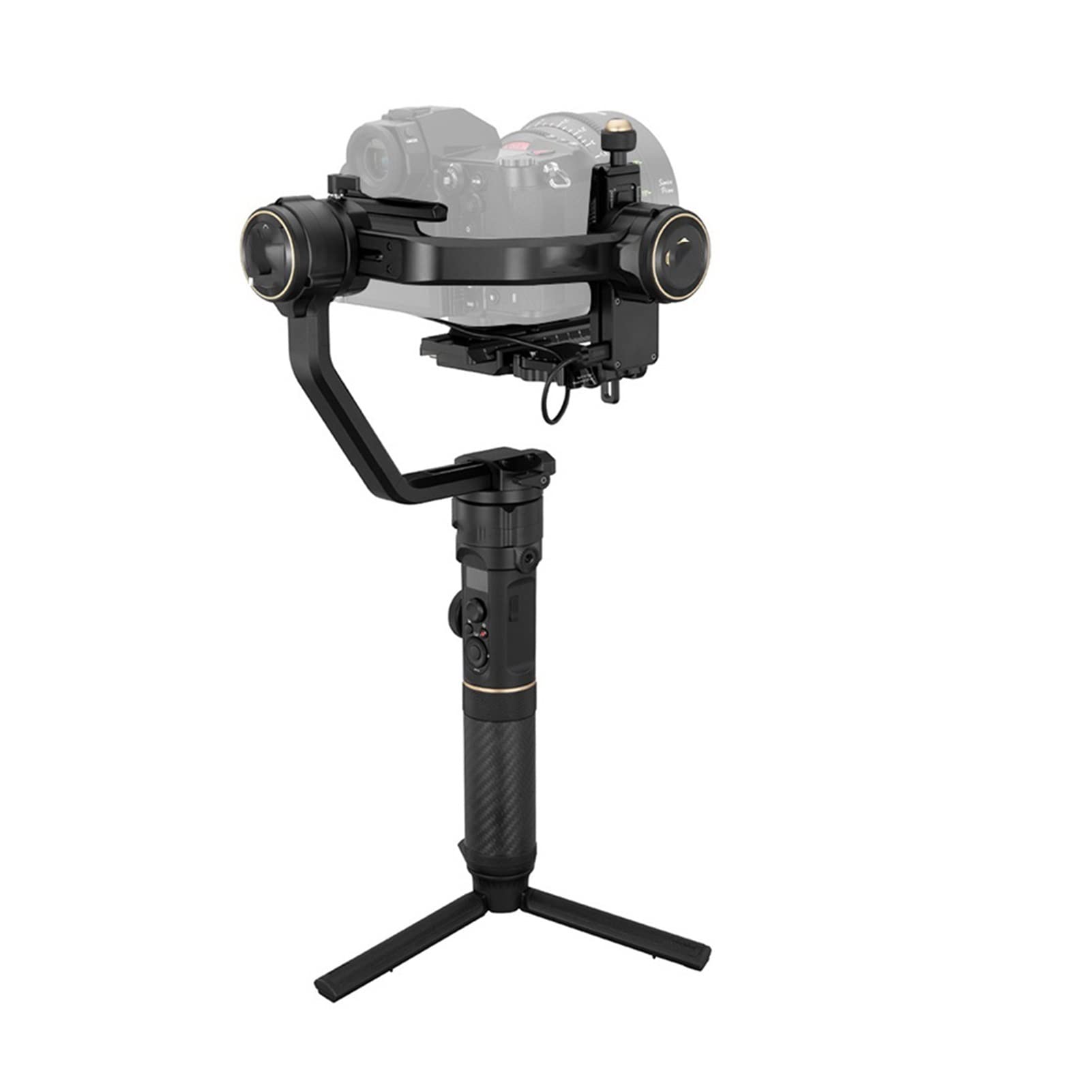 3- Handheld Gimbal Stabilizer DSLR Mirrorless Camera Live Video Kit for Outdoor Video Recording (Bundle : 2S)