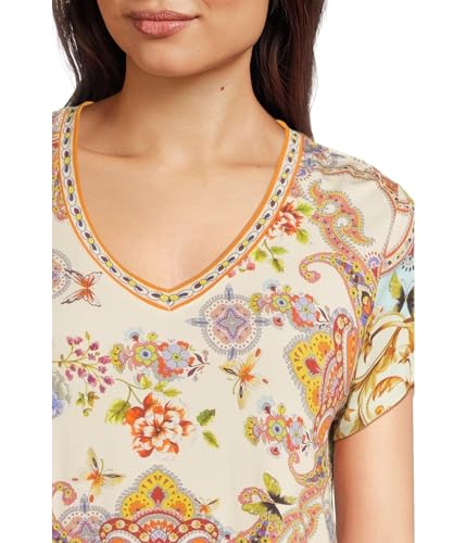 Johnny Was Women's The Janie Favorite Short Sleeve V-Neck Tee4