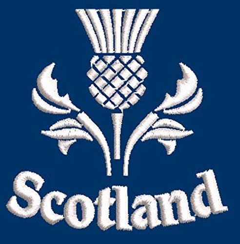 Scotland Thistle Polo Shirt - Unisex- Colour Navy - XS to 8XL (L)