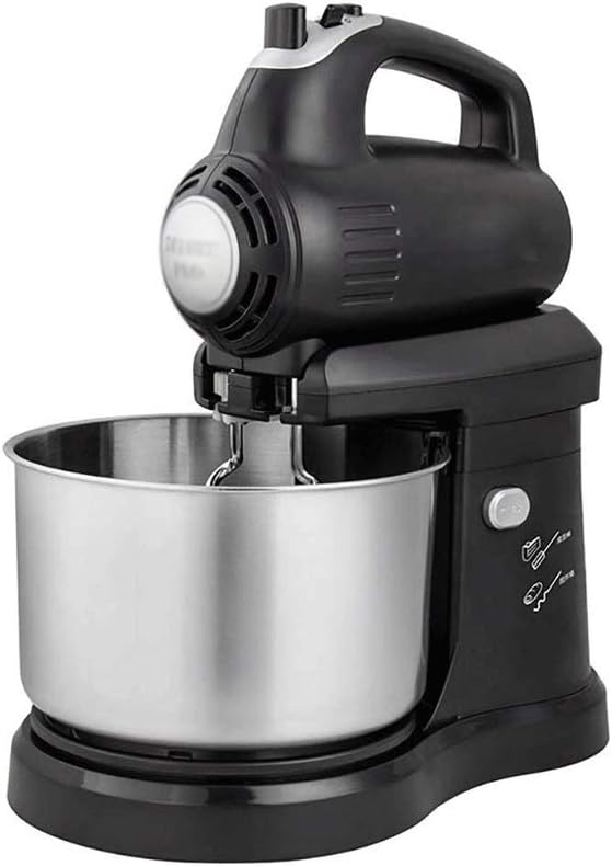 3L Large-Capacity Eggbeater with Four-Rod Configuration, 300W Pure Copper Motor, 5-Speed Adjustable Mixer, Baking Cooking Machine