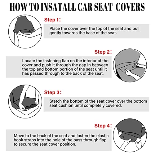 Fiada 15 Pcs Chameleon Iridescent Thick Car Seat Covers Full Set, Steering Wheel Cover Shoulder Pads Armrest Pad Keychain Wrist Strap Coasters Auto Seat Universal For Vehicle #TOP6