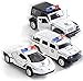 Top Race Voiture de Police, Voiture Jouet à Piles pour Enfants avec lumières et sirènes, Modèle moulé en métal avec échelle 1:32 Cadeaux d'anniversaire pour garçons et Filles de 2 3 4 Ans, TR-999