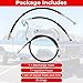 AUTOVIC Complete A/C Hoses Lines Kit for 1976-1979 Ford F-100 F-150 Bronco V8 Factory Air, Upgrade for Vintage Truck Air Conditioning