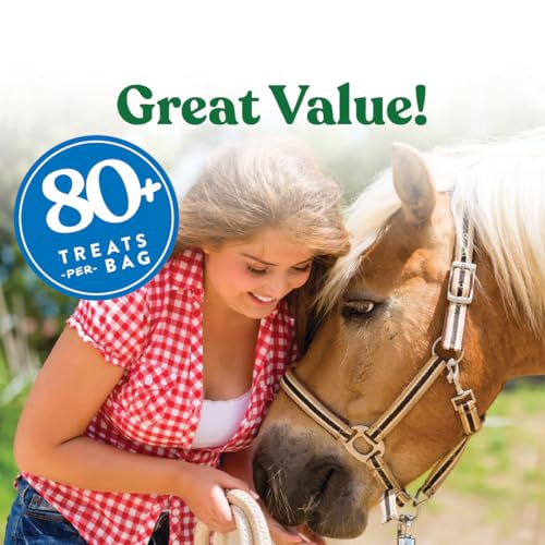 Manna Pro Bite-Size Nuggets Horse Treats, Pocket-Size Training & Reward Treats with Vitamins & Minerals, Alfalfa & Molasses Flavor, 1 lb