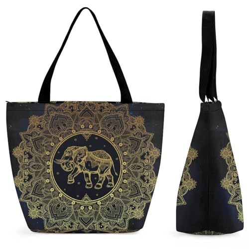 Sac à main Éléphant D'or spacieux contre le manque de place en voyage