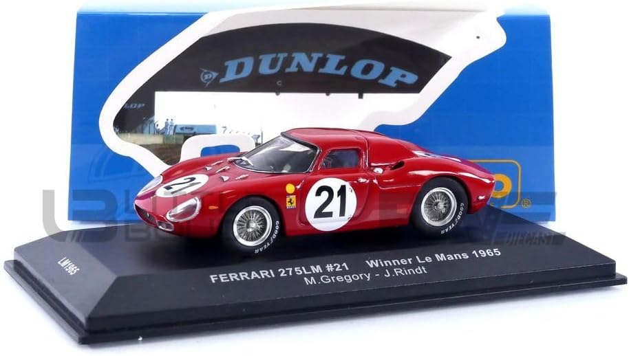 Ixo - LM1965 - Miniature Vehicle - Scale Model - Ferrari 275 Lm - Winner Le Mans 1965 - Scale 1:43