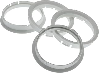 4 anillos de centrado de 70,0 x 63,4 mm, color blanco, fabricado en Alemania