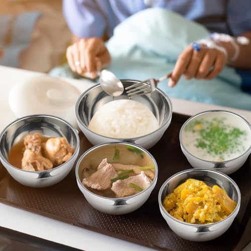 Mimorou 20 Pack 304 Stainless Steel Bowls Set 13oz 20oz Metal Double Walled Insulated Snack Mixing Lightweight Multipurpose Toddler Dinner Bowls for Ice Cream, Cereal, Snack by Mimorou - Image 6