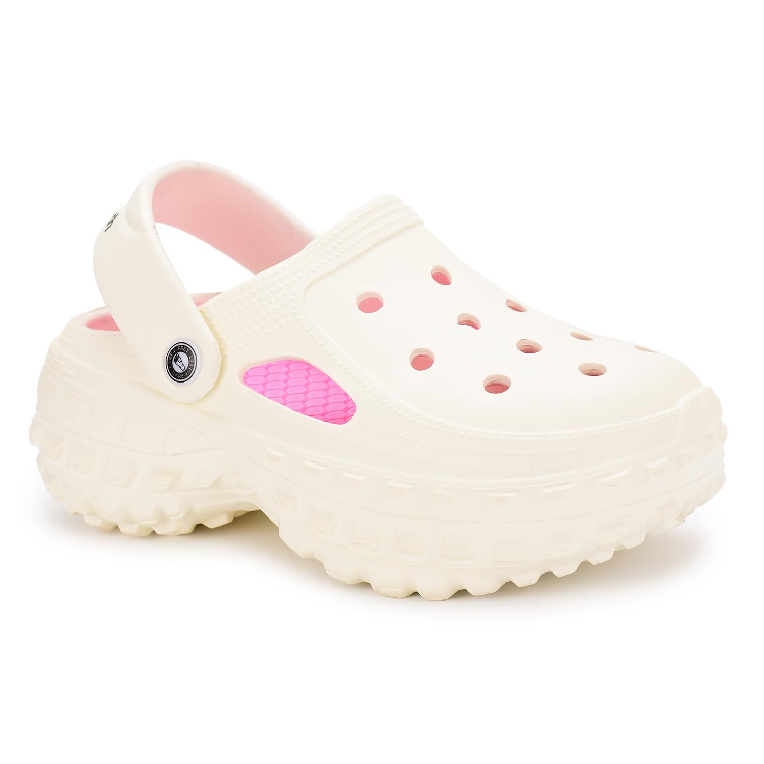 Greentech Casual Groovz Clogs for Women I Cushioned Footbed I Extra Soft Padded Foam I Slip on Sandals I Perfect for Rainy Season I Fashion I Waterproof I Comfortable