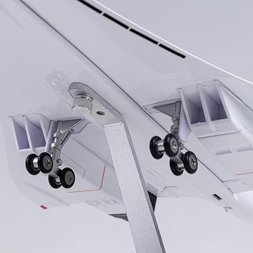 Miniatura 6 de STONESTAR 1125 Concorde modelo de avión con luces de cabina, kits de modelos de aviones de resina, modelo de exhibición de aviones para colección de