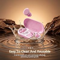 Ohrstöpsel Zum Schlafen, 36dB Noise Cancelling, Gehörschutz Earplugs Rosa – Ansicht 6