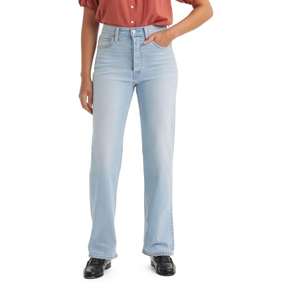 Levi's Womens Ribcage Straight Full Length Jeans