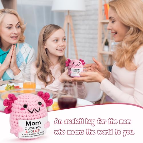 Mom-Gift-from-Daughter-Mini-Handmade-Crochet-Axolotl-Gift-for-Mothers-Day-Birthday-Christmas-I-Love-You-Sentimental-Funny-Cute-Small-Unique-Presents-for-Mama-Axolotl-Doll-Gift Mom Gift from Daughter Mini Handmade Crochet Axolotl Gift for Mothers Day Birthday Christmas I Love You Sentimental Funny Cute Small Unique Presents for Mama Axolotl Doll Gift