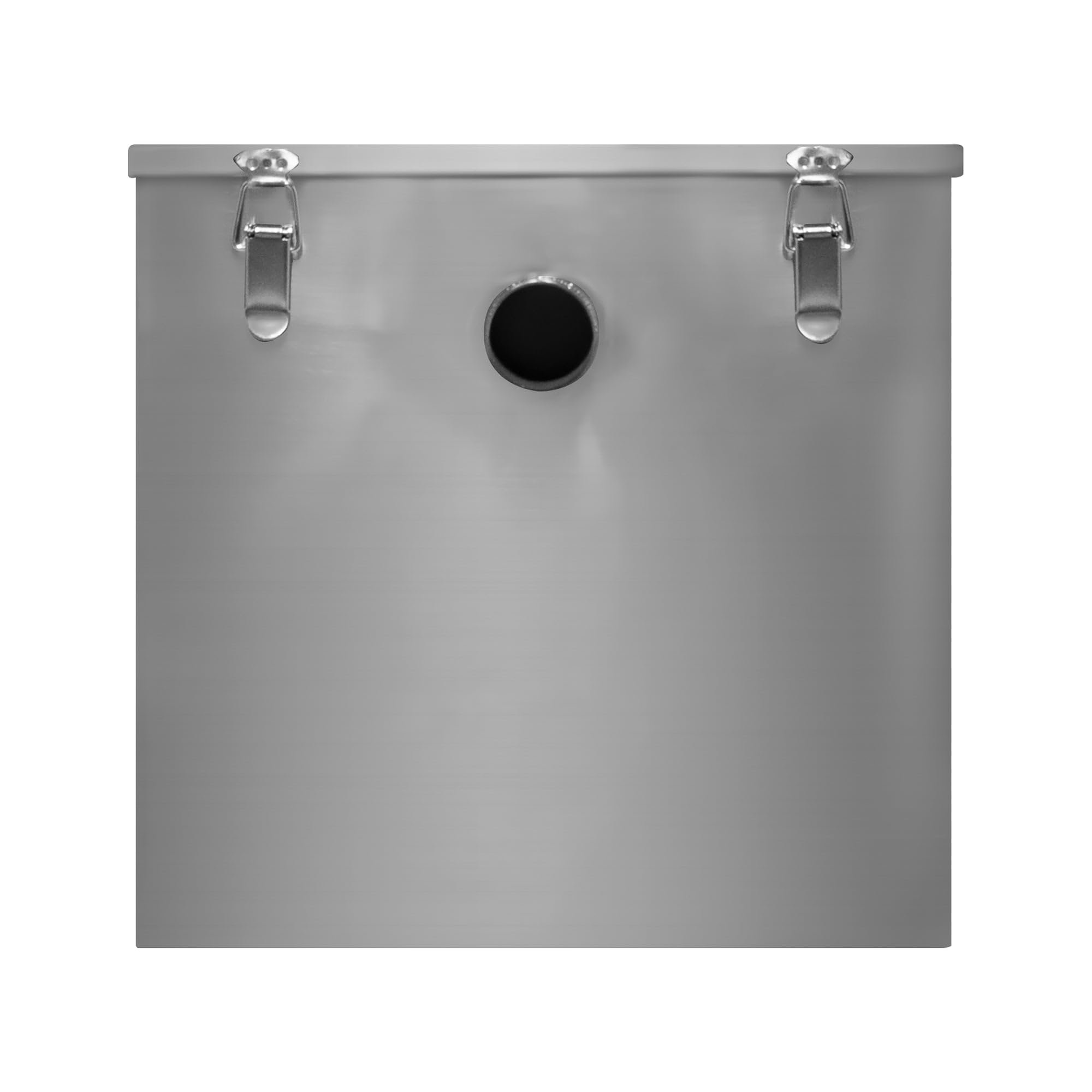 Kommerzieller Fettabscheider, 96 l, Untertischabscheider, 10 kg, Edelstahl, Abfallfett, Wasserabscheider, Filter, Restaurant, Küche, Café, 50 mm Ein- und Auslass, kompakt, 42 cm H x 45 cm B x 52 cm T