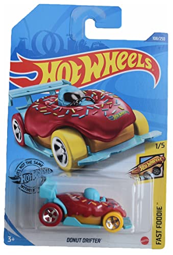 Hot Wheels Donut Drifter 1:64 rojo miniatura 1