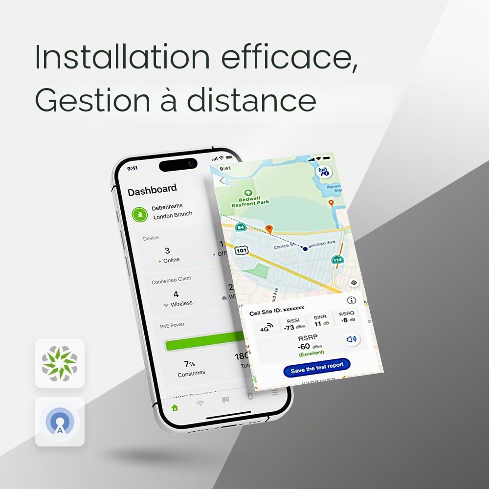 Zyxel 5G Outdoor Router avec PoE | 4.67 Gbps Data Rate|Antenne directionnelle 9 dBi pour Les Longues Distances |Indice de Protection IP68 [Nebula FWA710]