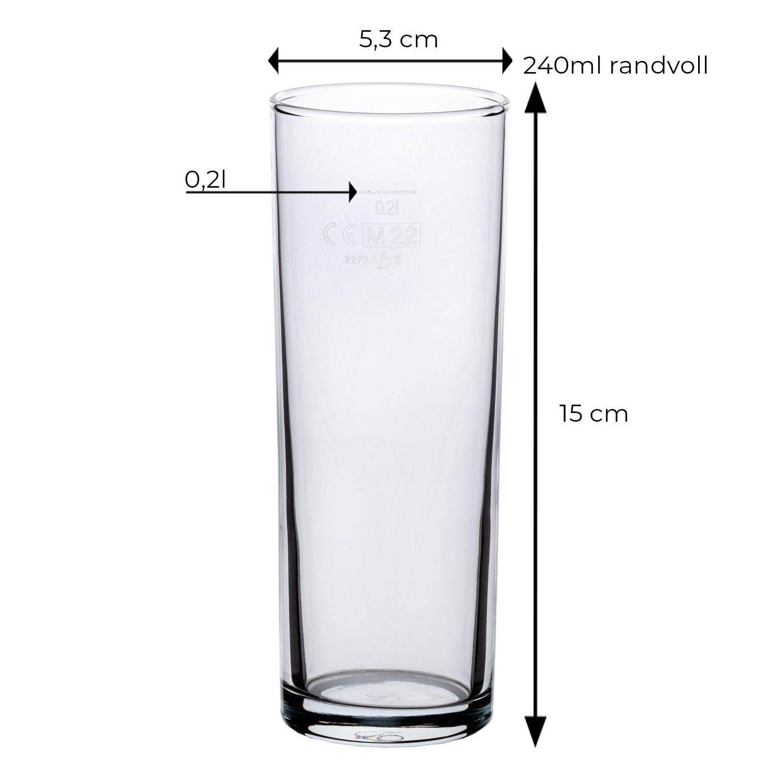 Personalisiertes Weizenbierglas 0,5l Mit Gravur – Lorbeerkranz, Name & Zahl, Spülmaschinengeeignet