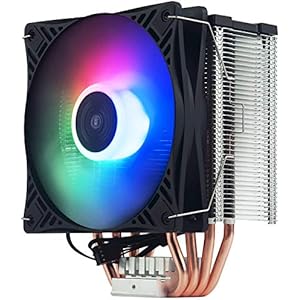 Pccooler X4S CPU Cooler Silent CPU PWM 120mm RGB Fan 4 Conti