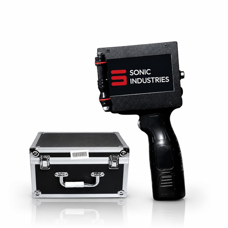 Image of SONIC INDUSTRIES Metal Body Handheld Thermal Inkjet Printer for MRP, Batch Code, Date, Expiry, Barcode & QR Code Printing