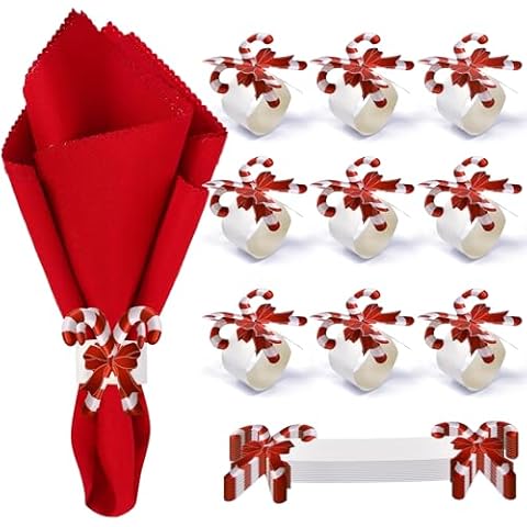 Gift Boutique Christmas Napkin Rings Cover