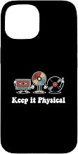 iPhone 15 Keep it Physical - Music Lovers Cd Tapes Vinyl Records Case