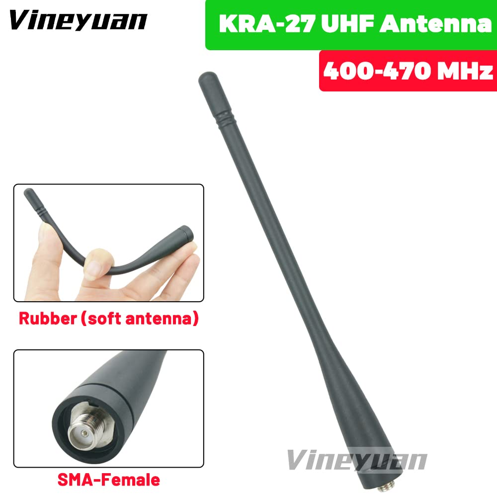 10x UHF Stubby Antenna KRA-23 For KENWOOD NX300 TK390 NX320 NX340 - Foto 4