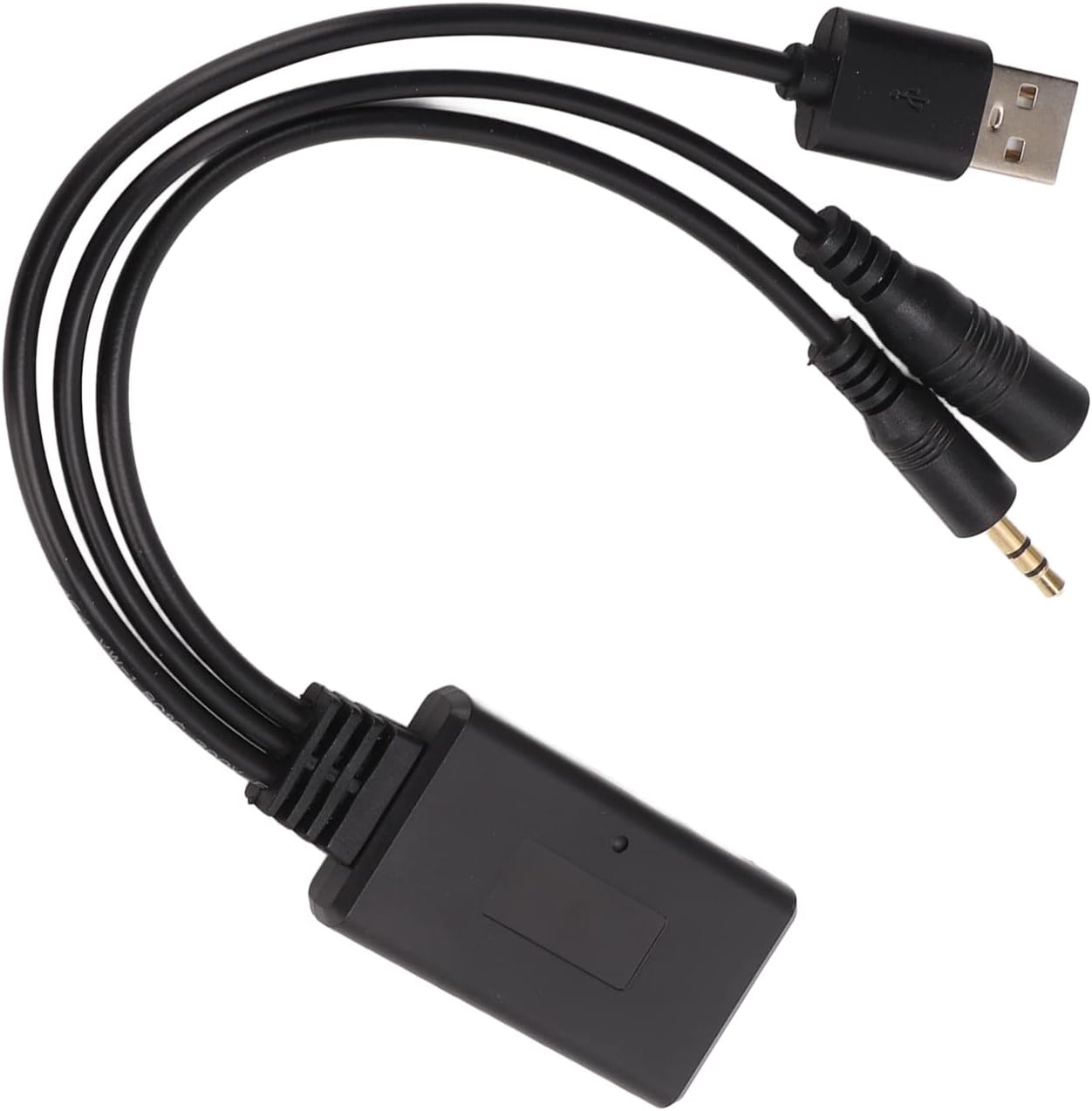 Akozon Adapter do Mikrofonu Kablowego dla Z4 E60 E63 E64 E66 E81 E90 - Wysokiej Jakości Samochodowy Zestaw Głośnomówiący Abs z Okablowaniem 1500 Mm i Gniazdem 3,5 Mm, Plug & Play Bez Modyfikacji
