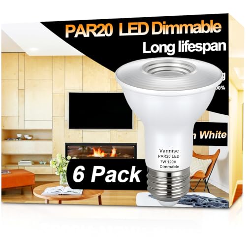 Vannise Par20 LED 5000K E26 Base 7W