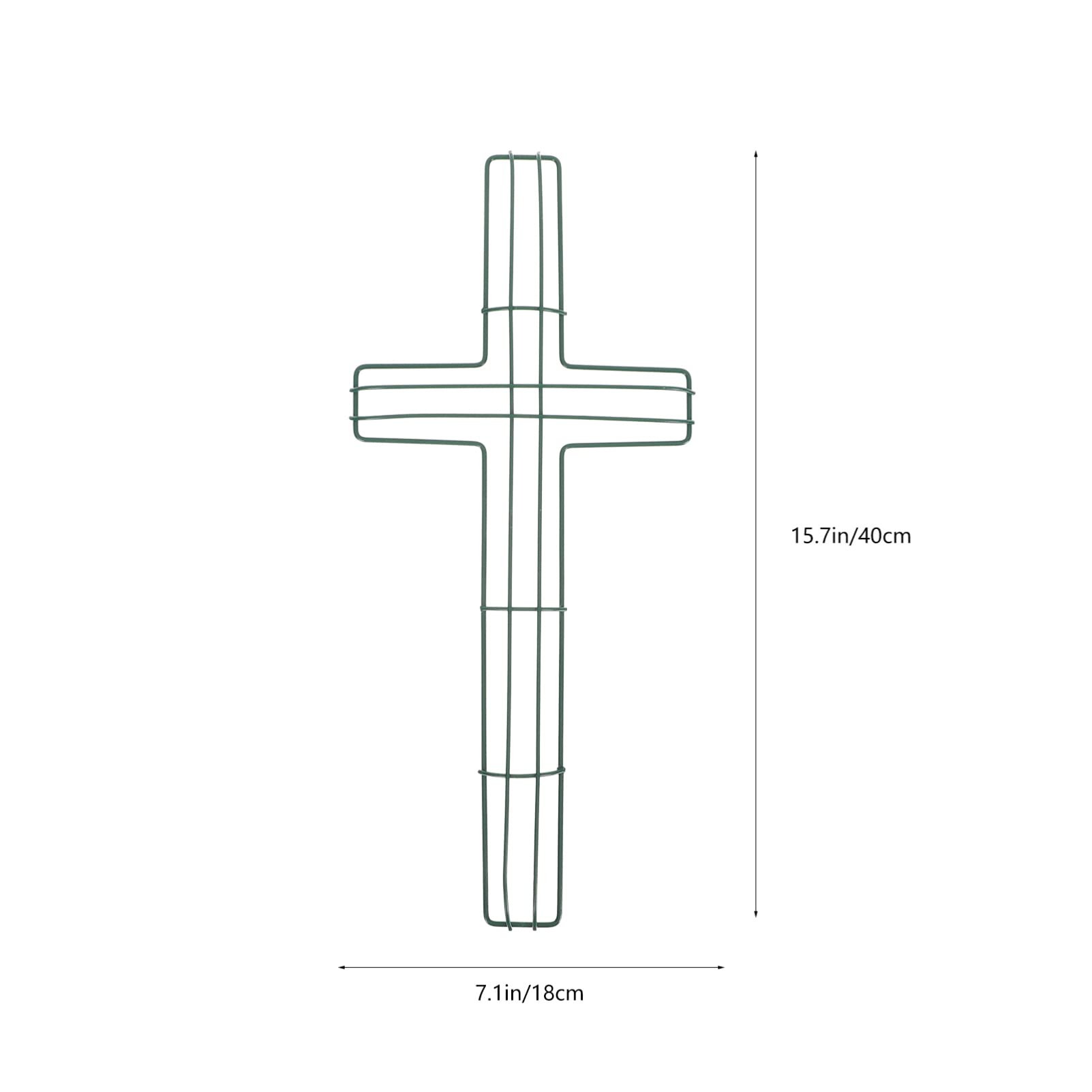 CIMAXIC DIY Wreath Frame Shaped Wreath Support Christmas Holiday Decorations Easter