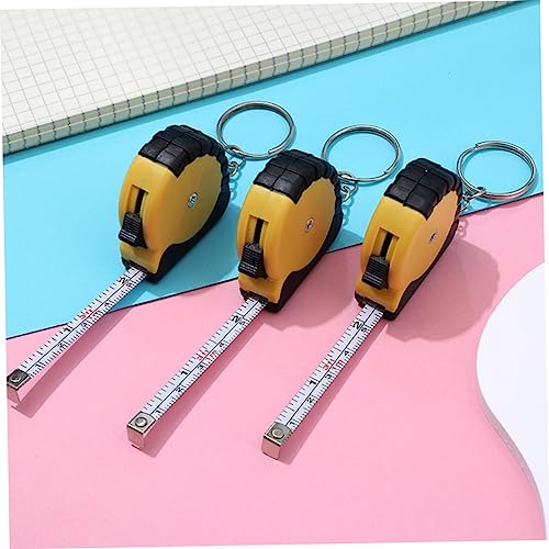 Mini cinta métrica retráctil en llavero 10 piezas miniatura 5