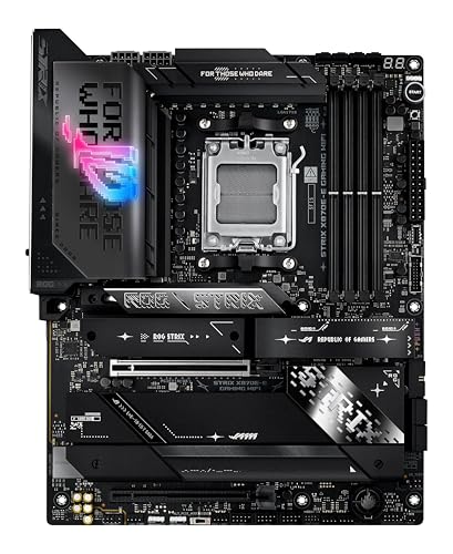 ROG Strix X870E-E Gaming WiFi Scheda madre AMD, 18+2+2 stadi di alimentazione, slot DDR5, cinque slot M.2, PCIe 5.0, GPU di nuova generazione, WiFi 7, USB 20G con PD 3.0 fino a 30W, Aura Sync - Scheda madre - Immagine 1