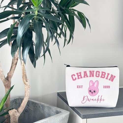 Korean Pop Gift K-Pop Group Merch Kpop Boys Group Est 1999 Dwaekki Makeup Bag K-Pop Music Lover Gift (Dwaekki Bag EU) - Image 3