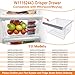 UPGRADED W11162443 Refrigerator Crisper Drawer Compatible with Whirlpool Fridge Drawer Replacement Parts Whirlpool Refrigerator Drawers WRS315SDHZ02 WRS315SDHZ05 WRS315SDHZ08 WRS325SDHZ08 WRS321SDHZ08