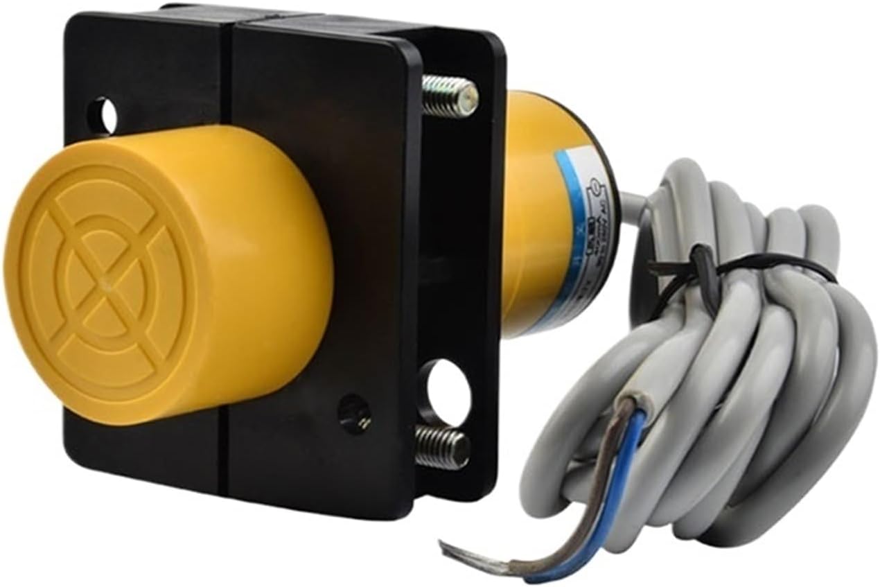 1PCS Capacitive Proximity Switch LJC34A4-K-J Cylindrical Approach Sensor and Bracket 2-Wire M34 25mm Detection Distance AC 90-250V(Class A NO)