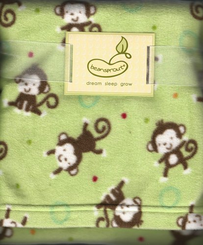 green monkey blanket