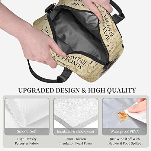 Animeprint Harry Wizard Lunch Bag Insulated Lunch Bag Box For Women Men Adults Work School #TOP2