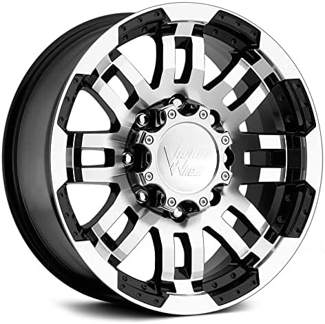 Vision Warrior 375 Gloss Black Machined Face Wheel (16x8"/6x114.3mm)