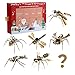 Sunery Puzzle 3D in metallo con insetto meccanico, motivo ragno + libellula, corno + ape, vermi + zanzare, puzzle fai da te, decorazione regalo per adulti e bambini