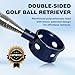 Josongslax Golf Ball Retriever Telescopic for Water, Stainless Steel Shaft with Non-Slip Rubber Grip, 9FT/14.5FT Golf Ball Picker Grabber, The Best Tool Accessory Gift for Men, Women, Golfers(14.5FT)