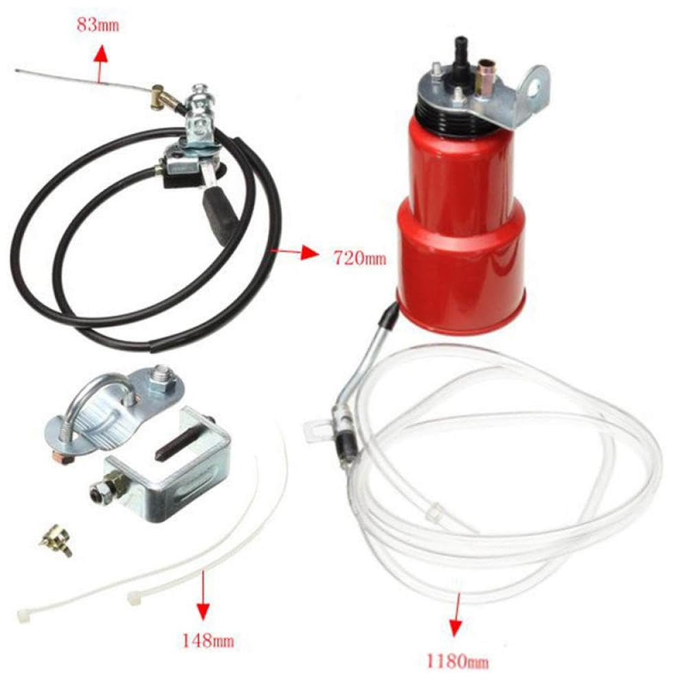 Aplicador de grasa lubricante para cadena de motocicleta, aceite lubricante líquido, Compatible con motocicletas, vehículos todo terreno y sistemas de control manual automático