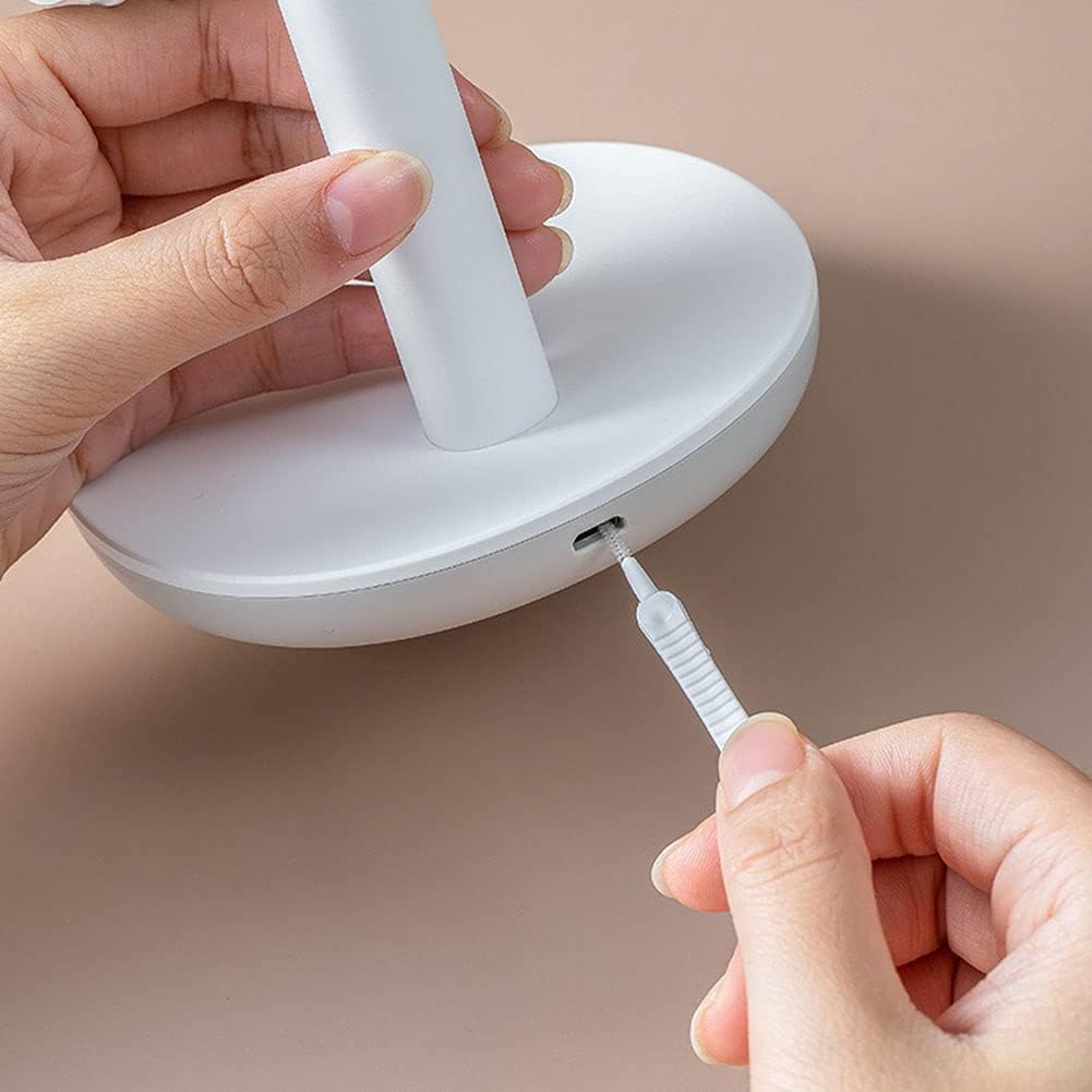 Shower Nozzle Cleaning Brush 20pcs, Anti-Clogging Hole Head Multifunctional Small for Pore Bathroom Home Supplies Nylon Bristle Cleaner White image 5