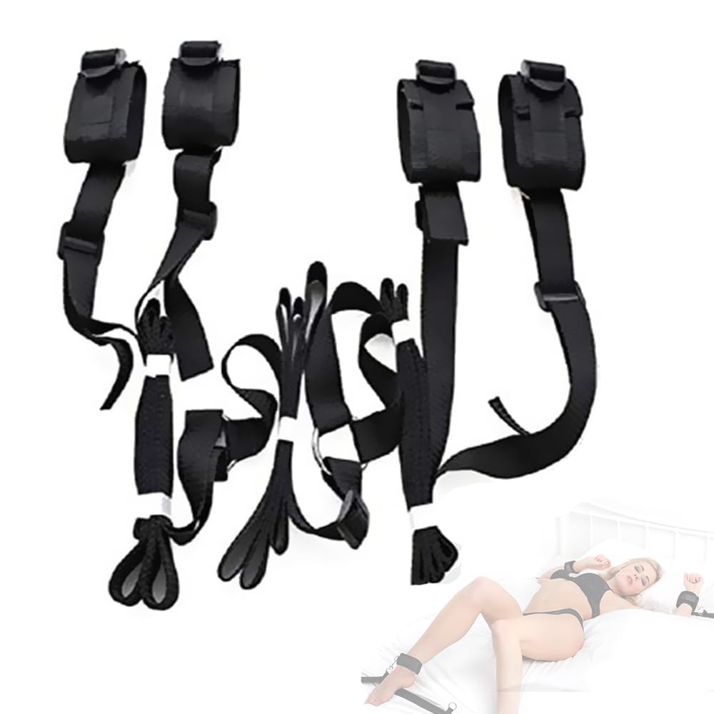 Cintura di contenimento per letto nera, cintura yoga