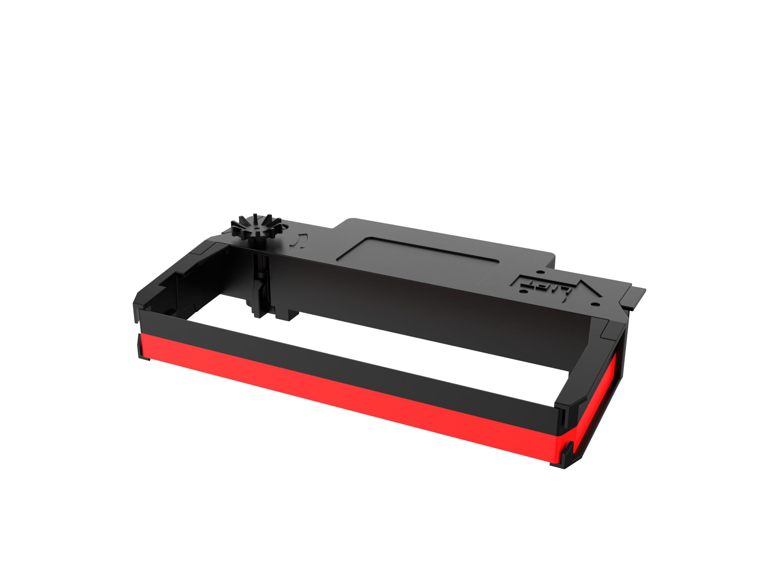 Paquete de 12 cartuchos de cinta de repuesto ERC30/34/38 negro y rojo para uso en impresoras compatibles, ideal para modelos TM-U220, M188B, ERC30/34/38, NK506