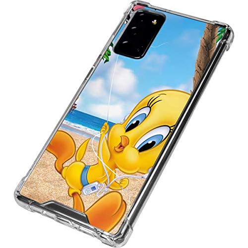 Skinit Clear Phone Case Compatible with Galaxy Note20 5G - Officially Licensed Looney Tunes Tweety Bird iPod Design