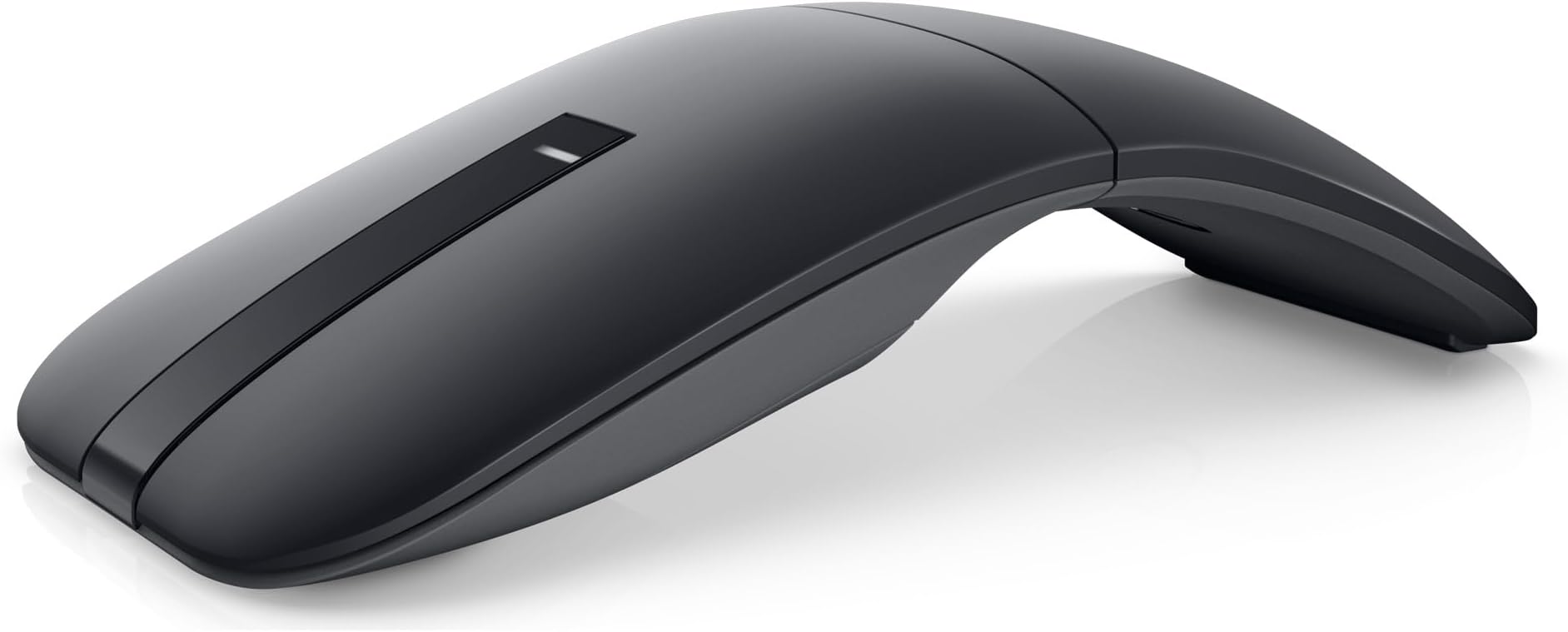 Bluetooth Travel Mouse - MS700, Wireless - Bluetooth 5.1, Microsoft Swift Pair Pair (Windows 10 & 11 only), Optical LED Sensor, Touch Scroll with Later Touch Controller - Black
