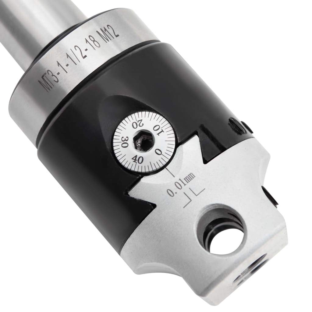 50 mm głowica wiertnicza z trzpieniem wiertniczym MT3 ze stali 40 CR do frezarki i centrum obróbczego, precyzyjna 0,01 mm, pojemność wiercenia 10-125 mm, z 3-krotnym kluczem imbusowym