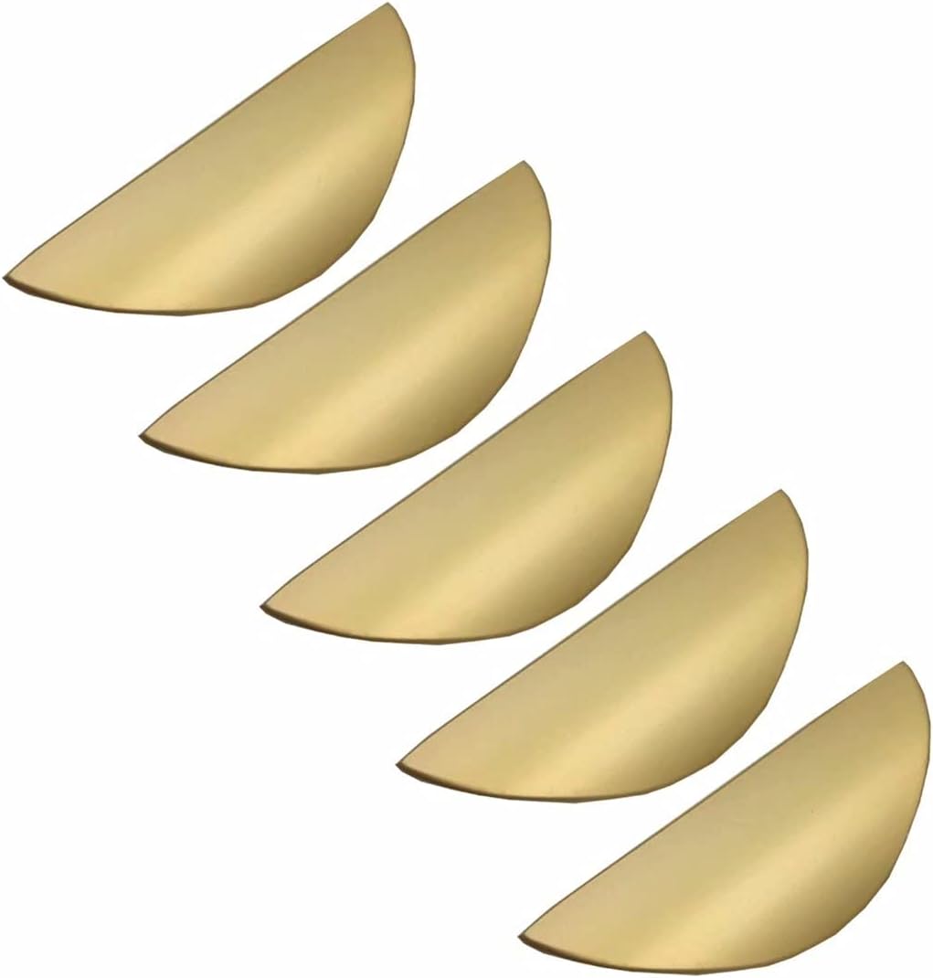 Vintage Ceramic Drawer Knobs,Cabinet Wardrobe Bow Pull Handles,5 pcs Solid Drawer Knobs Kitchen Door Cupboard Handle Pulls, Drawer Handles Wardrobe Pulls Furniture Handle Hardware ( Color : Brushed Ni