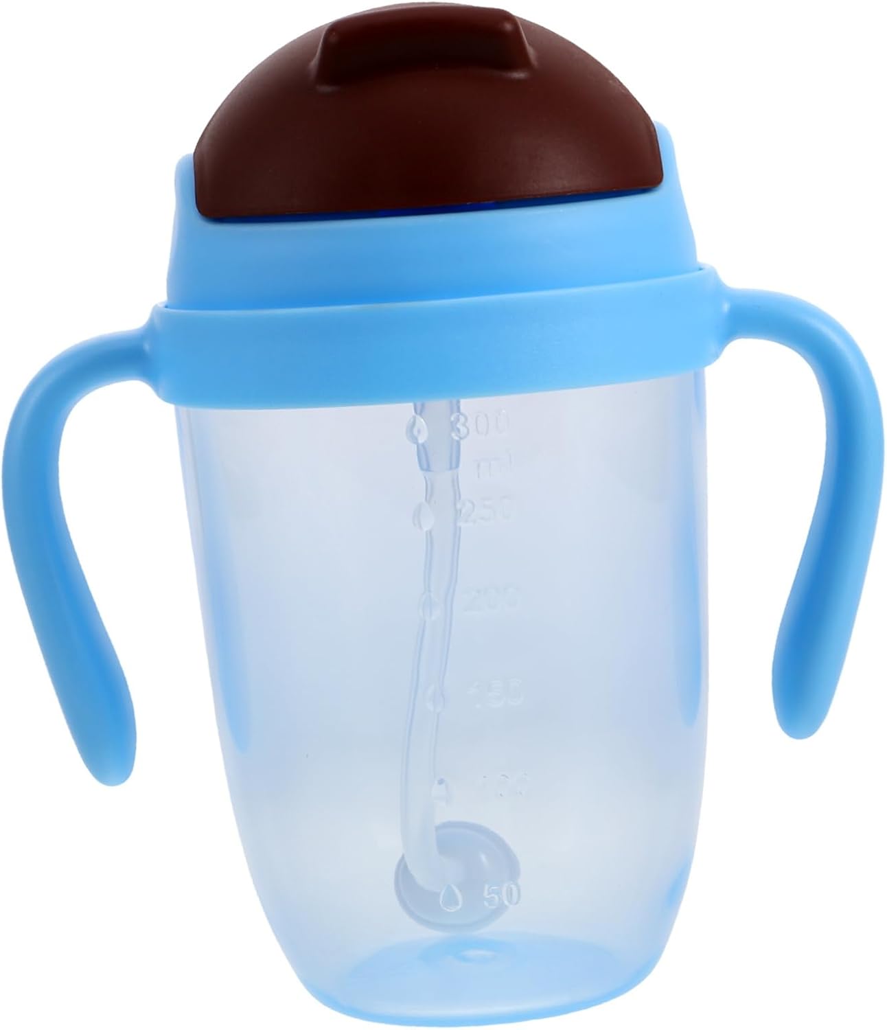 Adult Sippy Cup with Handle and Lid 300ml Spill-Proof Nursing Care Cup for Bedridden Patients for Seniors Multi-Use Drinking Mug for Liquid Diet